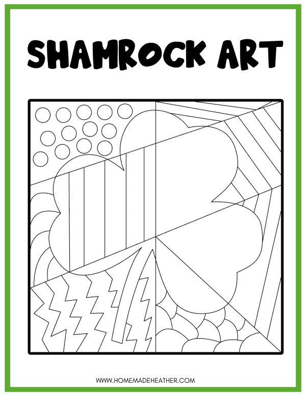 Free Shamrock Activity Printables