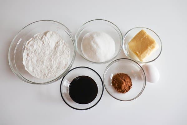 Soft Caramel Molasses Cookie Ingredients