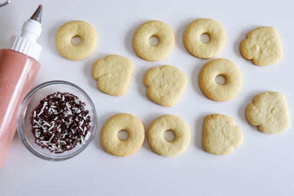 Coffee & Donut Sugar Cookie Process
