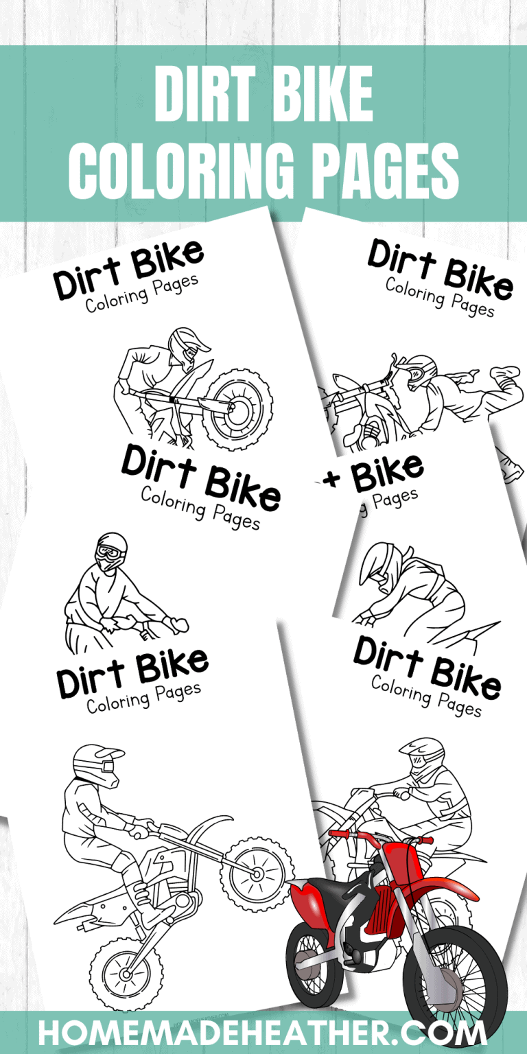 Dirt Bike Coloring Pages