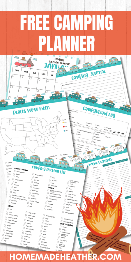 Free Camping Planner Printables