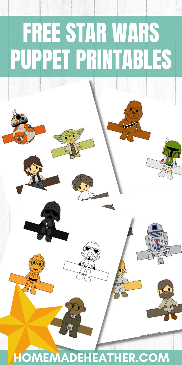 Free Star Wars Puppet Printables