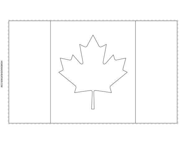 Canada Day Flag Printable