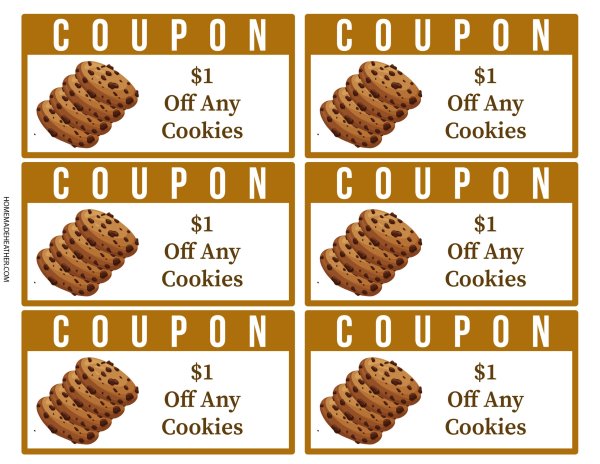 Free Cookie Shop Coupon Printable