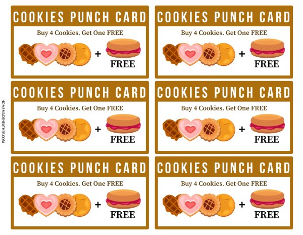 Free Cookie Shop Printable