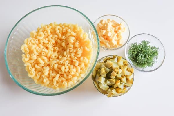 The Best Dill Pickle Pasta Salad Ingredients
