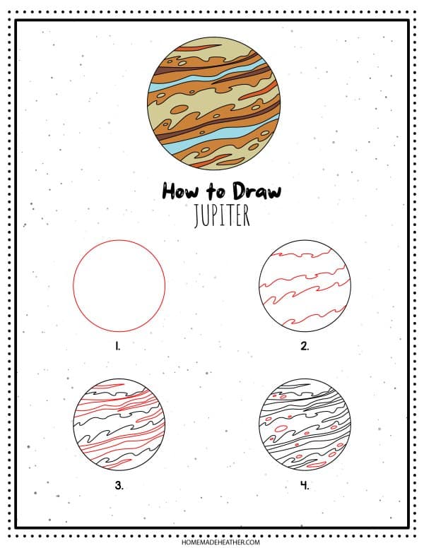 Jupiter Drawing Printable
