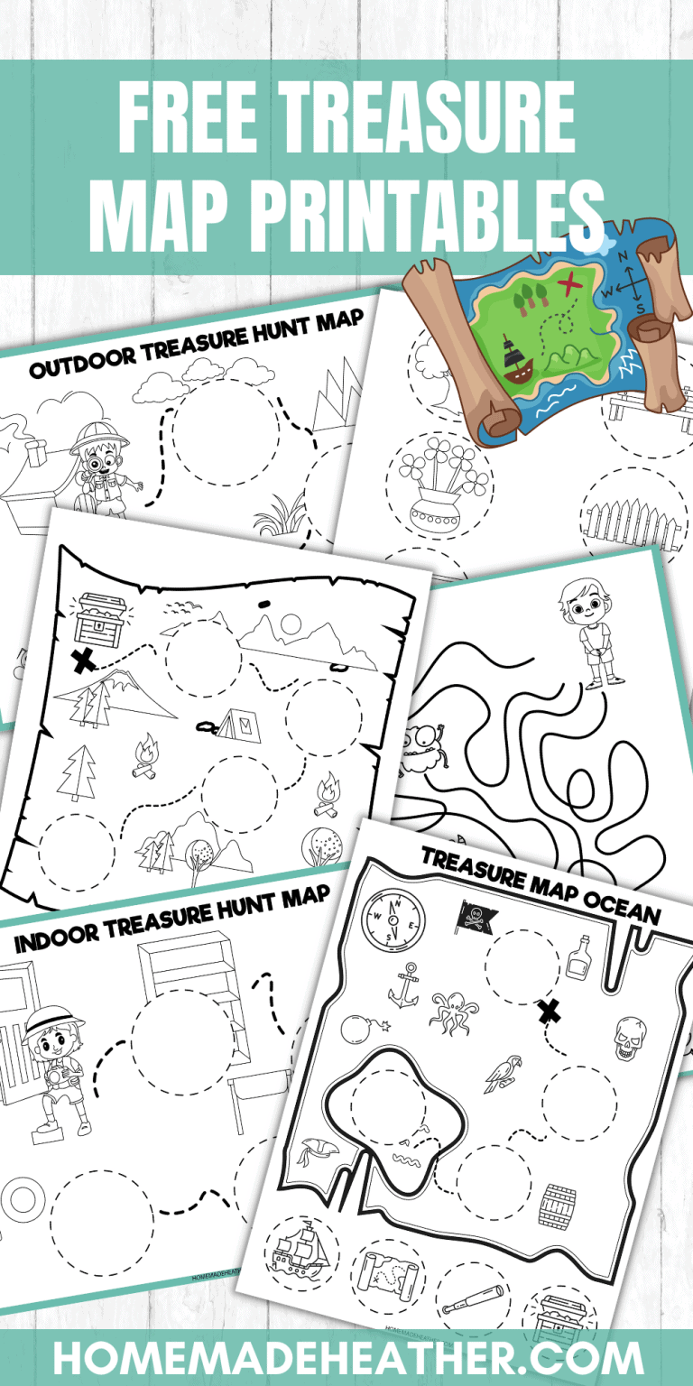 Free Treasure Map Printables