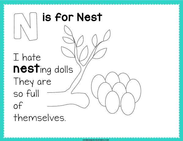 Free Nest Handprint Art Printable