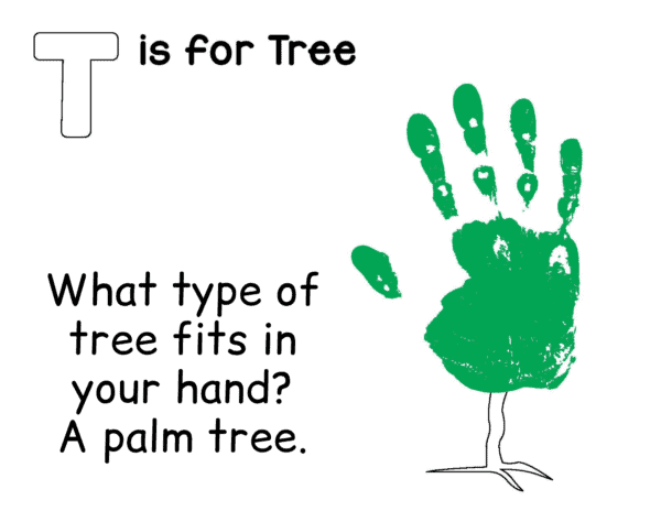 Free Tree Handprint Art Printable