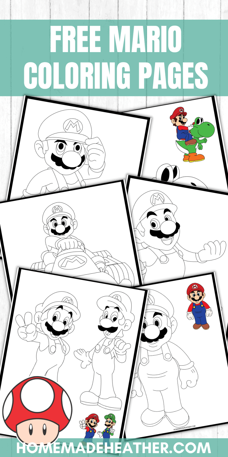 Free Printable Mario Coloring Pages