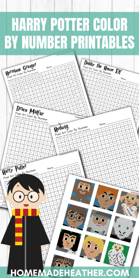 Free Harry Potter Color By Number Printables