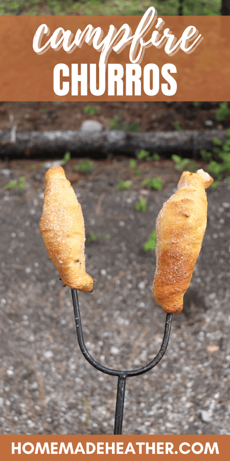 camp cooker cinnamon bun recipe Campfire Churro Recipe