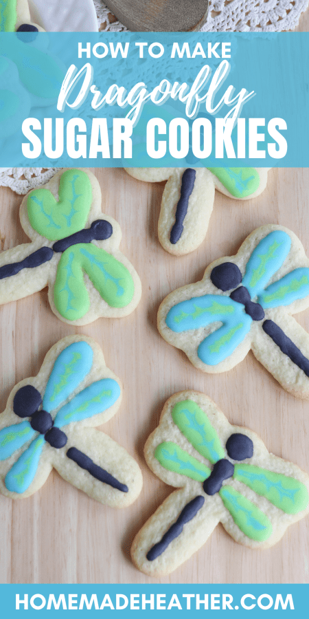 Dragonfly Sugar Cookies