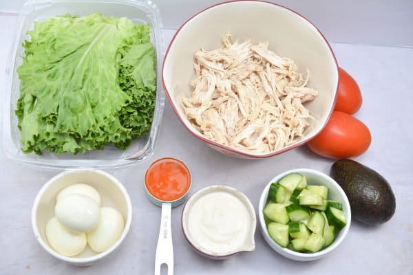 Chicken Cobb Salad Ingredients