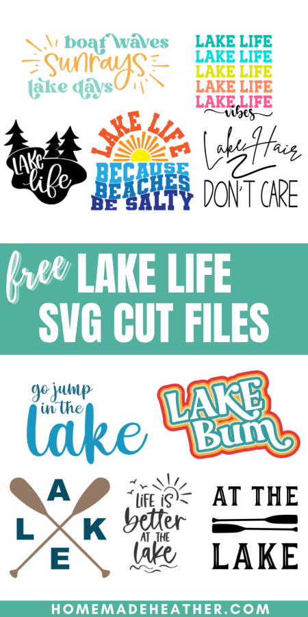 Free Lake Life SVGs