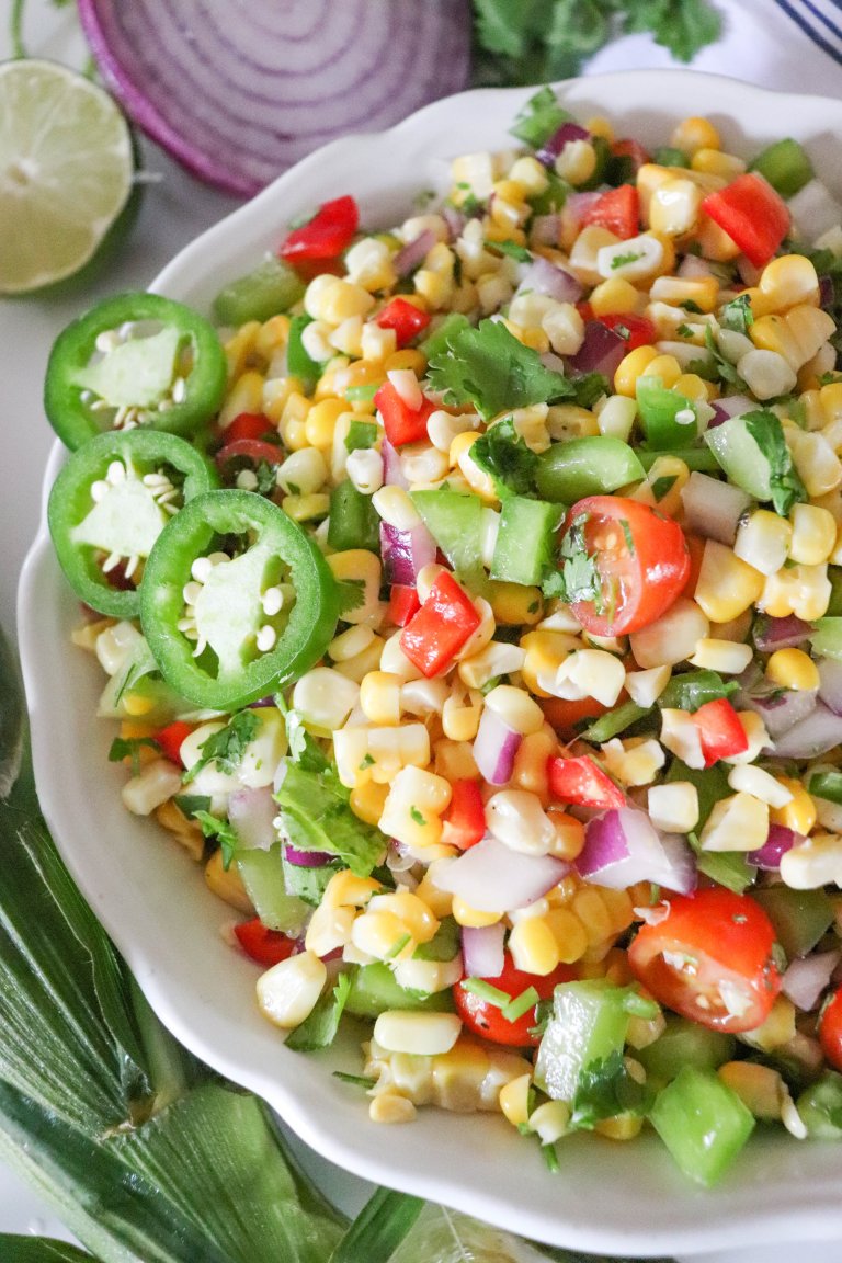 The Best Grilled Corn Salad Recipe