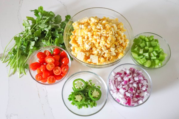 Grilled Corn Salad Recipe Ingredients