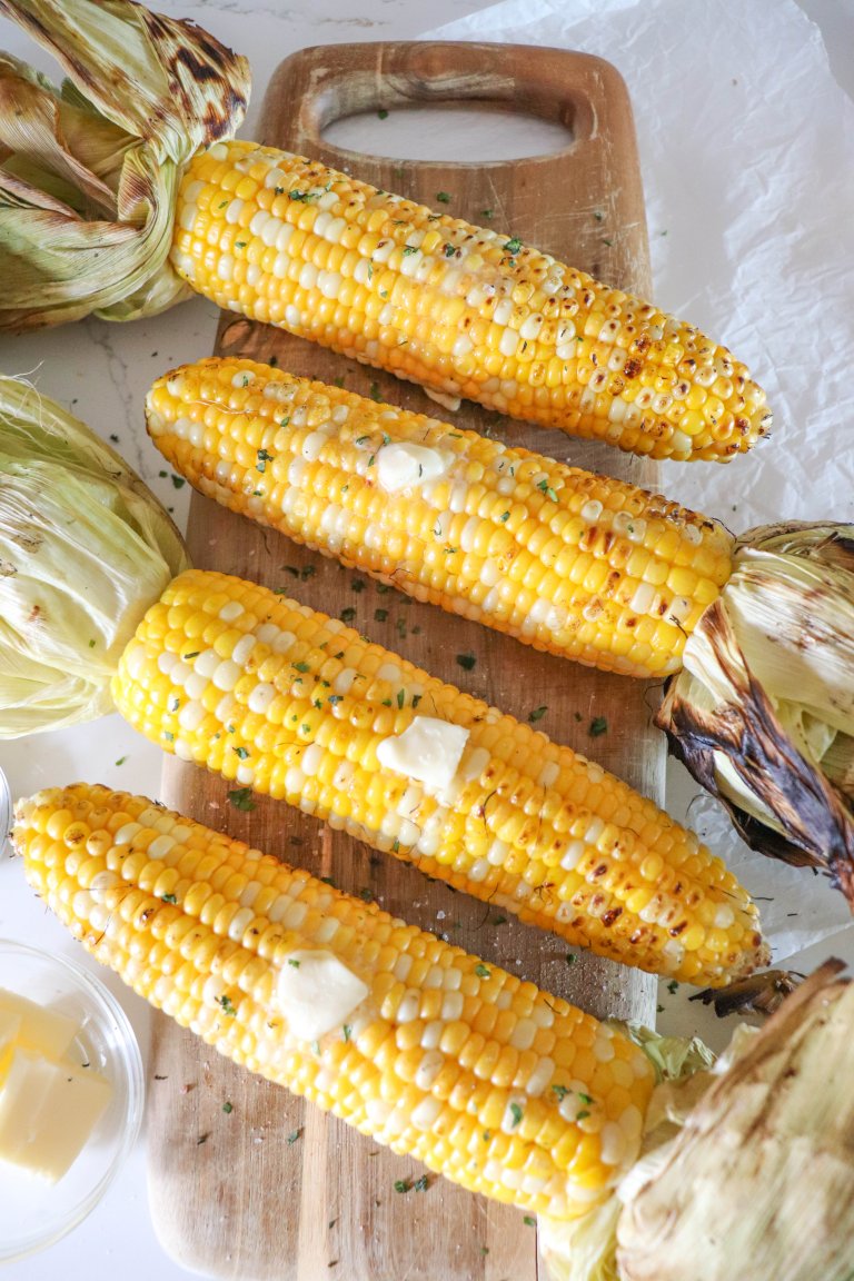 How to Grill Corn in the Husk