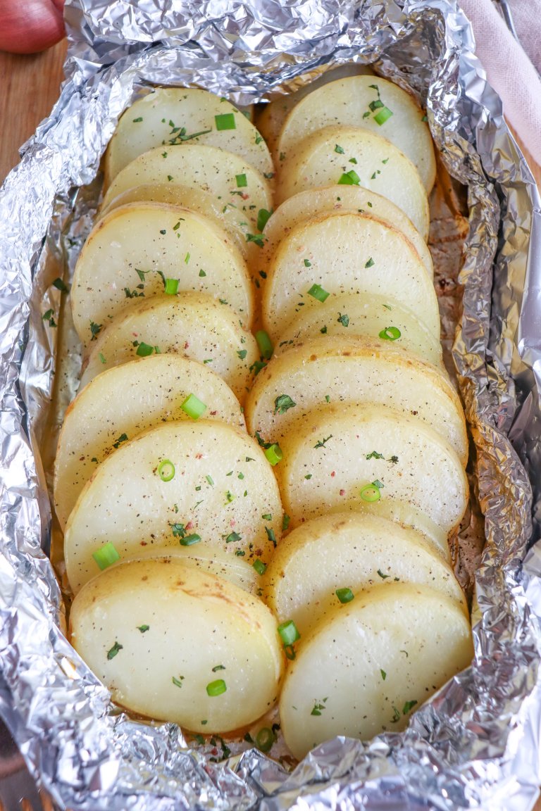 Potato and Onion Foil Packet Recipe