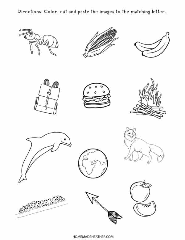 Letter Matching Game Printable