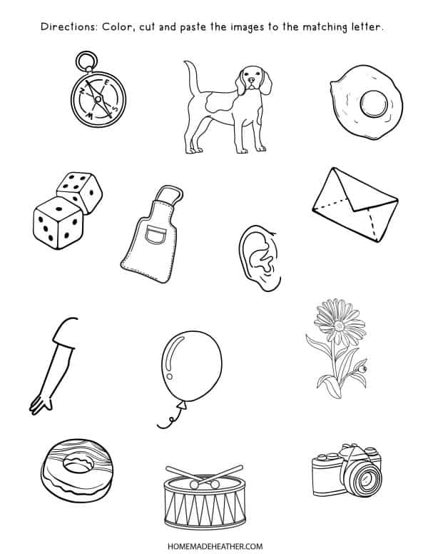 Letter Matching Game Printable