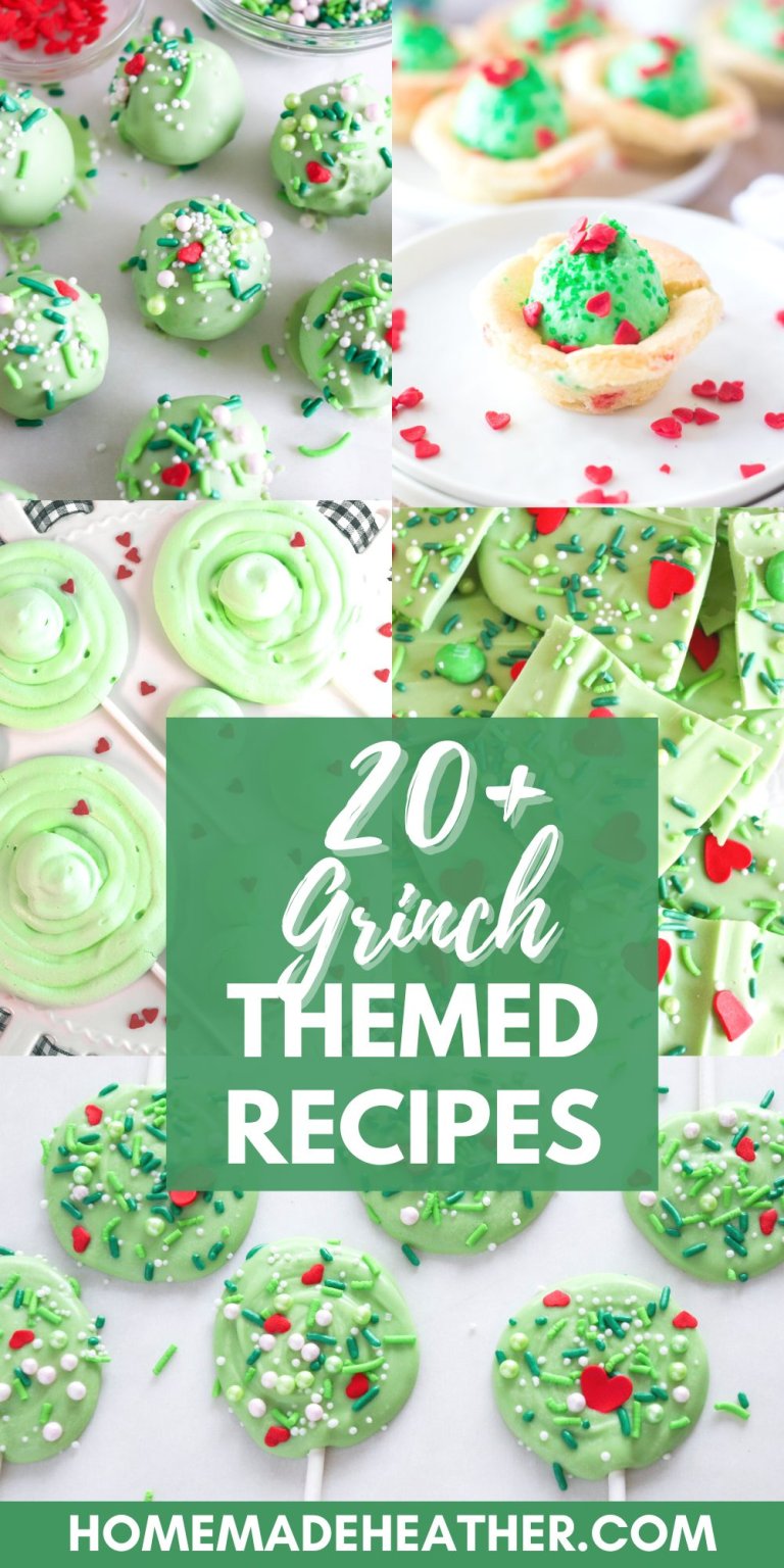 20+ Fun Grinch Themed Recipes