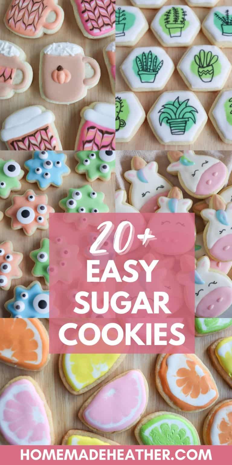20+ Fun & Easy Sugar Cookies