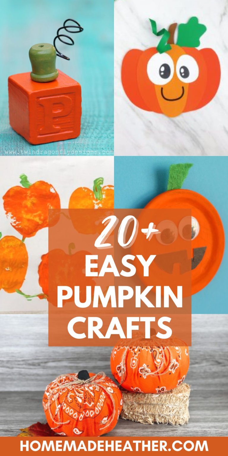 20+ Easy Pumpkin Crafts