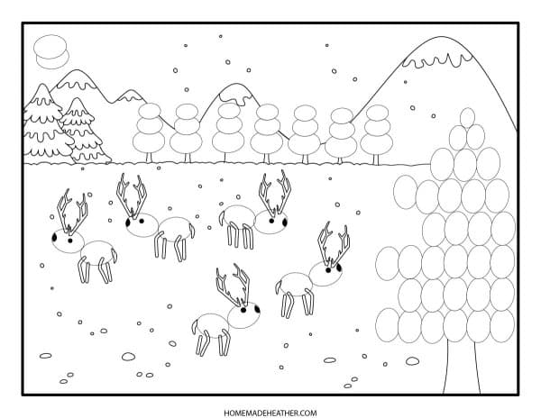 Four Seasons Thumbprint Art Printables