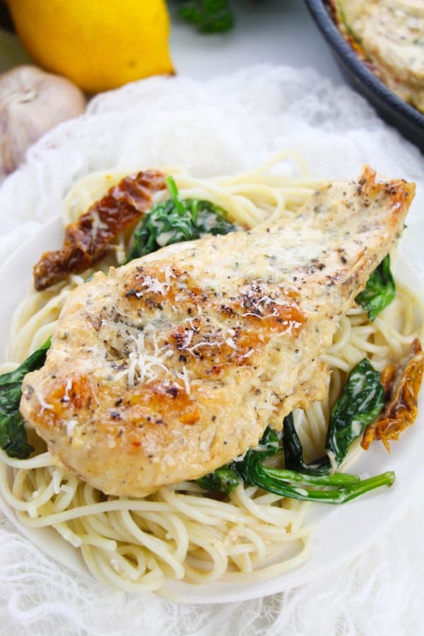 Tuscan Chicken Breast Skillet Recipe