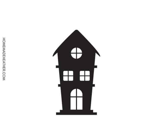 Christmas Village Paper Lantern Printable
