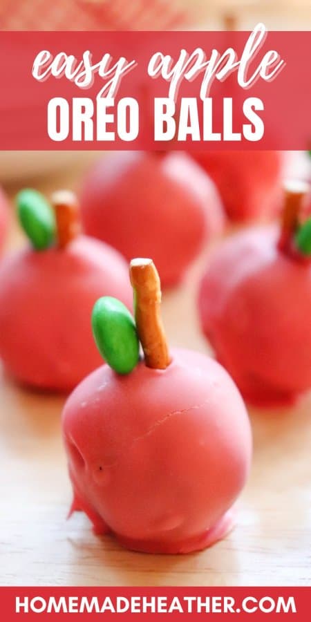 Apple Oreo Cake Balls