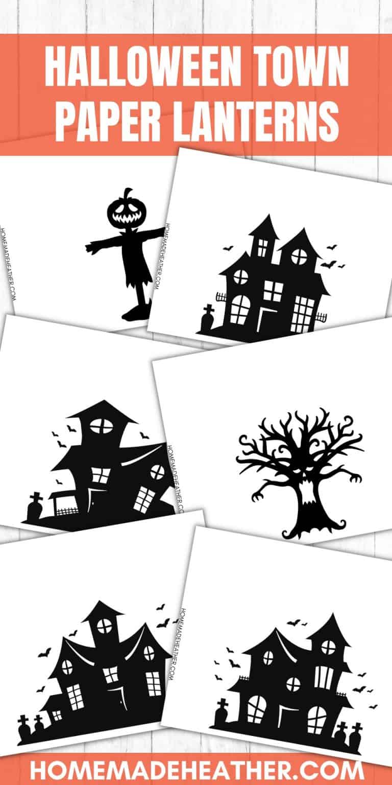 Halloween Town Paper Lantern Printables