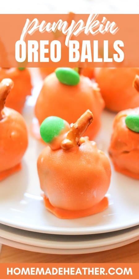 Pumpkin Oreo Cake Balls
