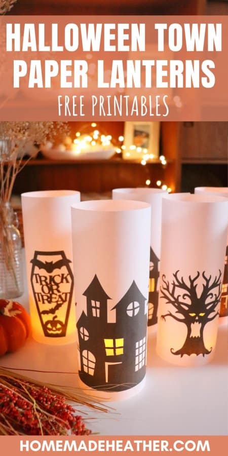 Halloween Town Paper Lantern Printables
