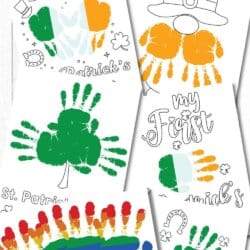 St Patricks Day Handprint Templates