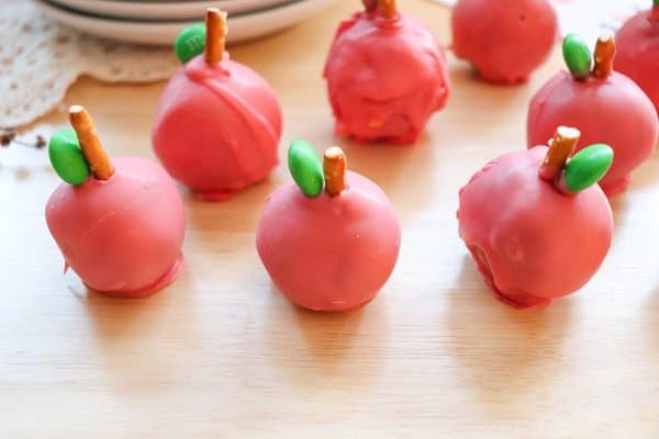 Apple Oreo Cake Balls