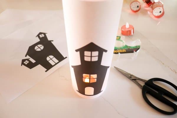 Christmas Village Printable Process