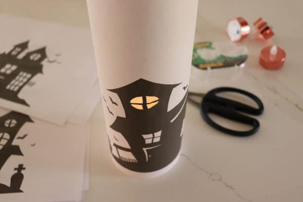 Halloween Town Paper Lantern Process