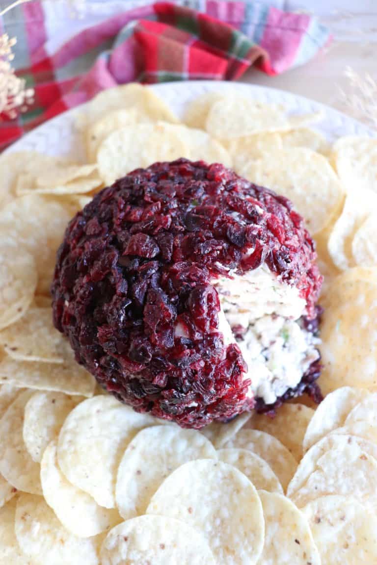 Holiday Cheese Ball Recipe (Easy Christmas Appetizer)
