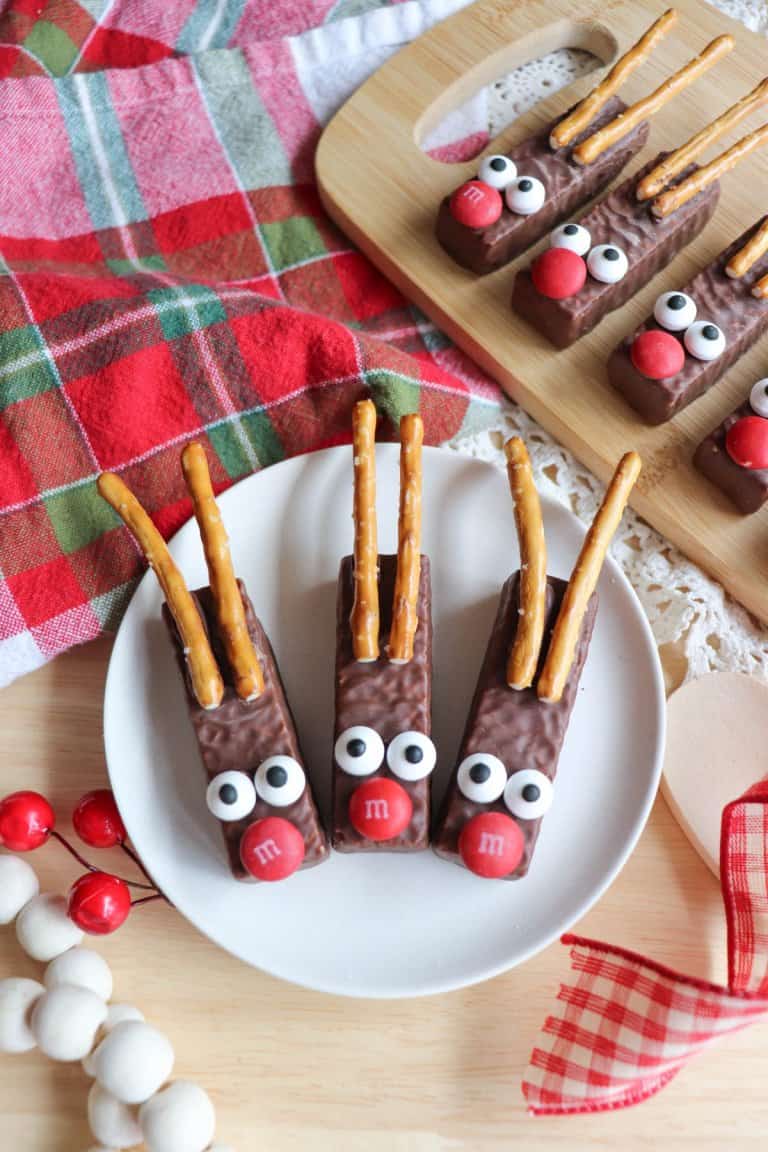 Cute Wafer Reindeer Cookies Recipe