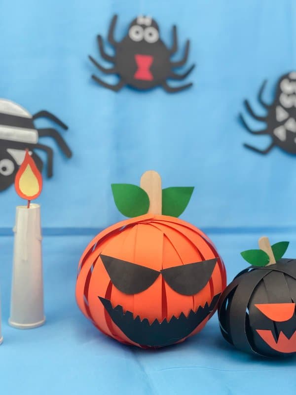 Paper Pumpkin Craft