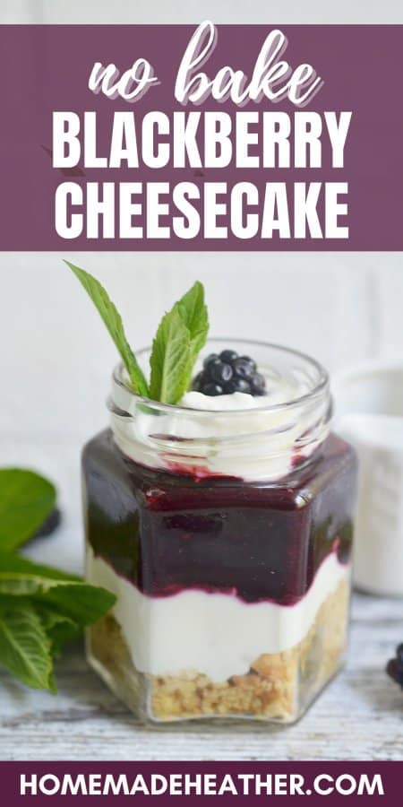 No Bake Blackberry Cheesecake Recipe