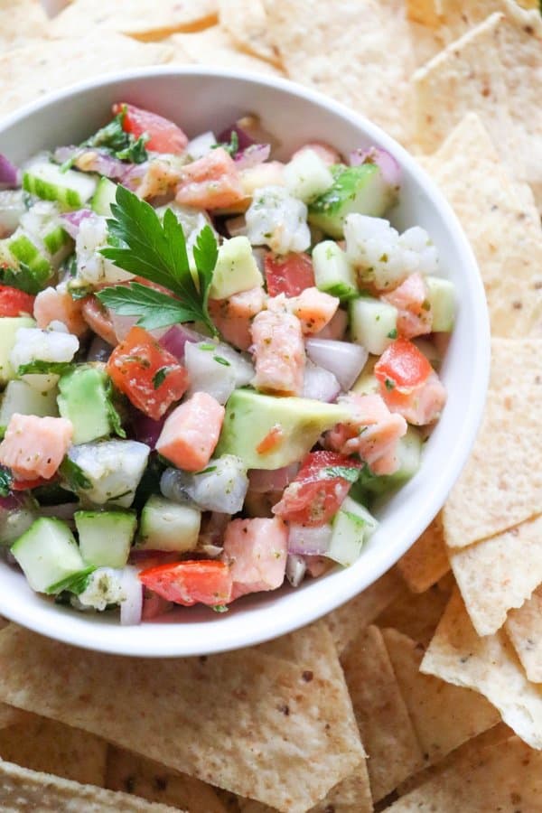 Crab & Shrimp Ceviche Recipe