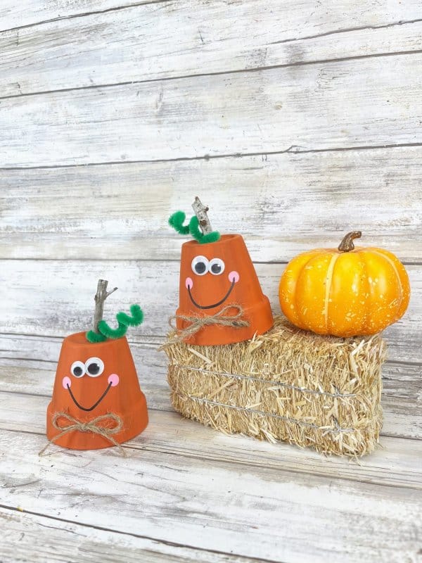 Plant Pot Pumpkin Craft