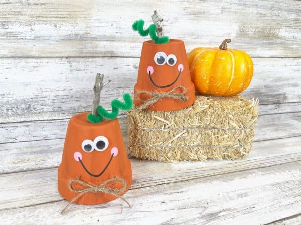 Plant Pot Pumpkin Craft