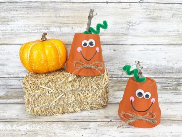 Plant Pot Pumpkin Craft