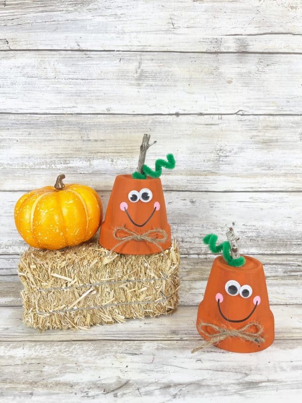 Plant Pot Pumpkin Craft