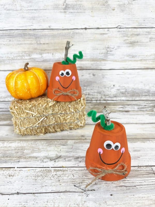 Plant Pot Pumpkin Craft